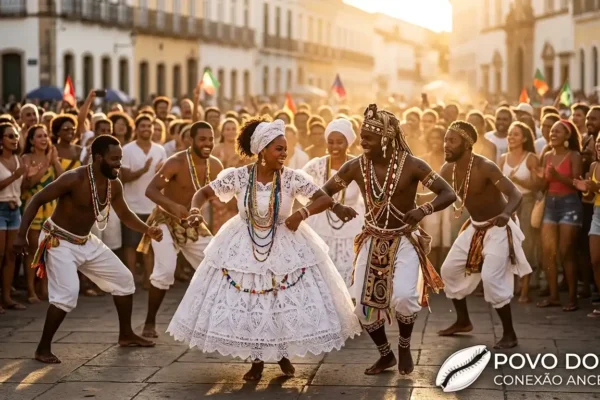 Apresentacao Cultural De Danca Afro Brasileira Em Praca Publica
