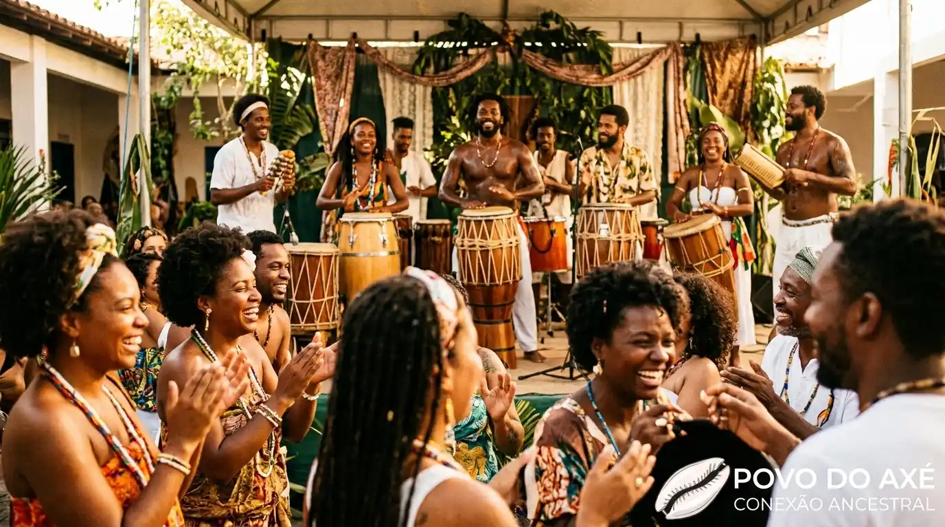 Cultura Afro Ganha Destaque em Festivais e Exposições em 2026 Publico Acompanha Apresentacao Musical Em Festival Afro