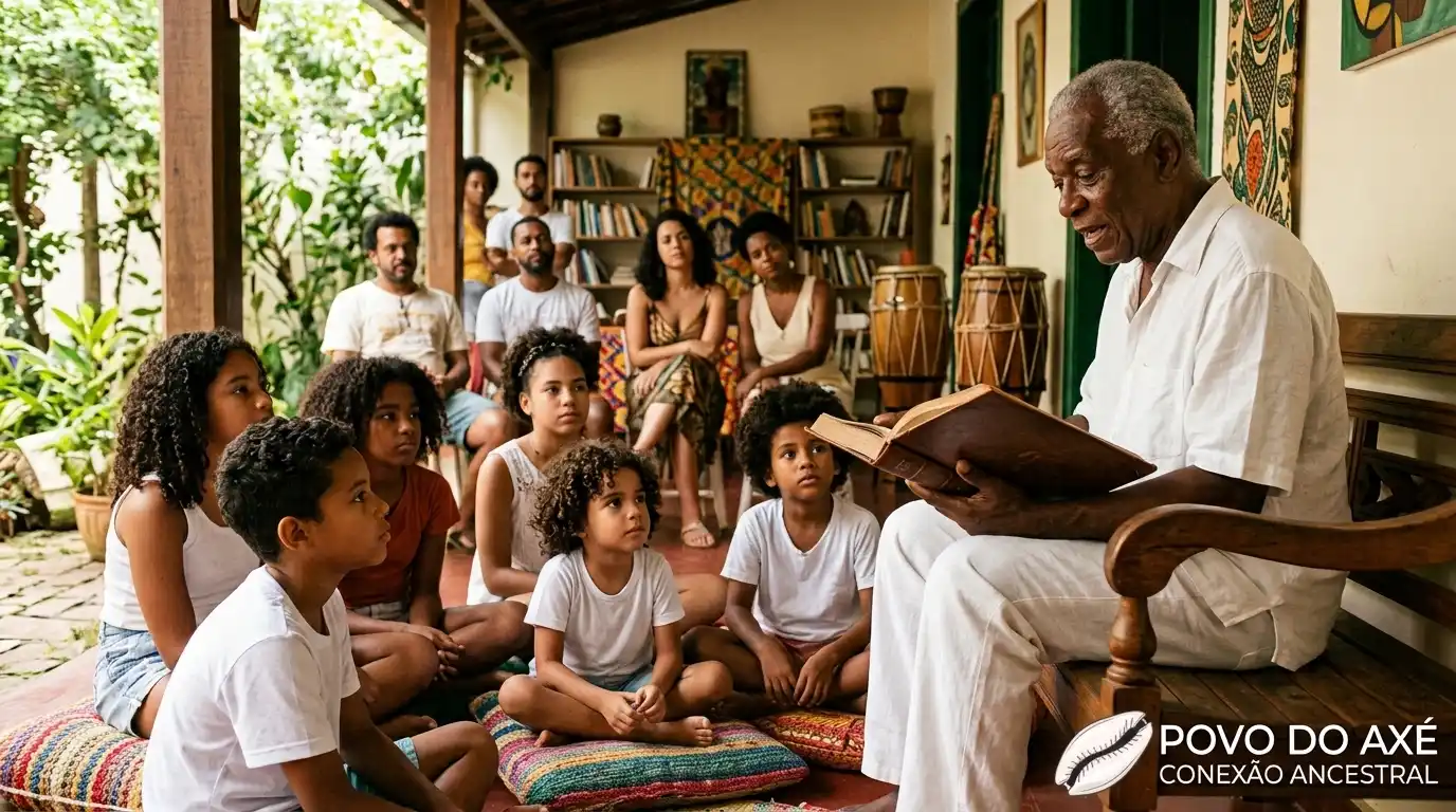 Literatura de Terreiro se Expande em 2026 com Prêmios e Feiras Roda de Leitura e Saberes Ancestrais em Biblioteca Comunitaria